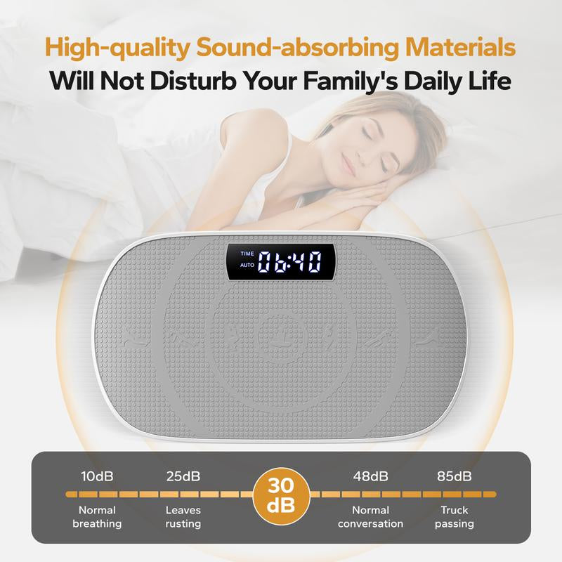 MERACH Vibration Plate Exercise Machine, Lymphatic Drainage Machine, Whole Body Workout Vibration Platform for Wellness and Fitness Home Gym Equipment
