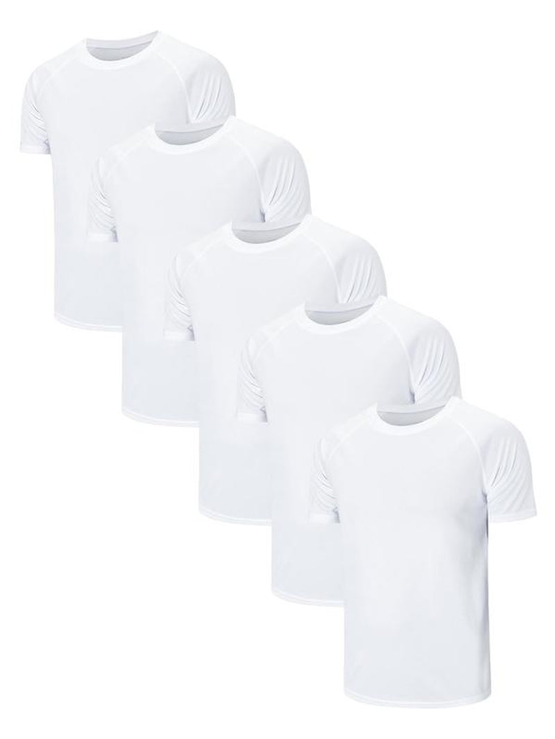 Men'S Plain Spring Sports Football Jersey, Quick Drying Breathable T-Shirt, Casual Tee Tops for Gym Workout Running Back to School, Mens Clothes, Please Purchase a Size Up, Gym Wear, Workout Tops, Men'S T Shirts, Athletic Crew Neck, Active Wear